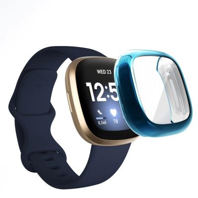 China Inclusive Protection New High Quality Case Fully Protects Fitbit Sense and Fitbit Versa3 TPU Watch Cases for sale