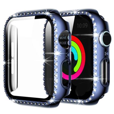 China Watch protection different specifications can be built-in customized diamond watch protective case for apple watch for sale