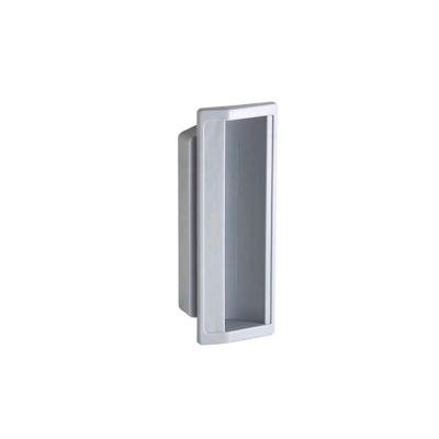 China Rectangle Type ABS Flush Door ABS Plastic Flush Pulls Handles for sale