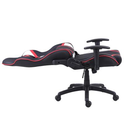 China (Size) 2022 China Manufacturer Adjustable Customized Logo Pro 180 Degree Recliner Gaming Chairs PC Computer Gamer Chairs With Headrest for sale