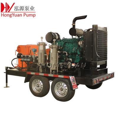 China Other Movable Diesel Engine 40Kpsi High Quality High Pressure Hydraulic Jet Cleaner for sale