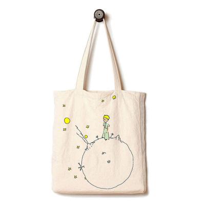 China Eco - Friendly Custom Natural Color Canvas Shopping Bags With Your Own Logo for sale