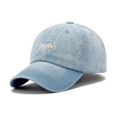 China ODM Embroidery Logo Hat COMMON Jeans Hats Baseball Cap for sale