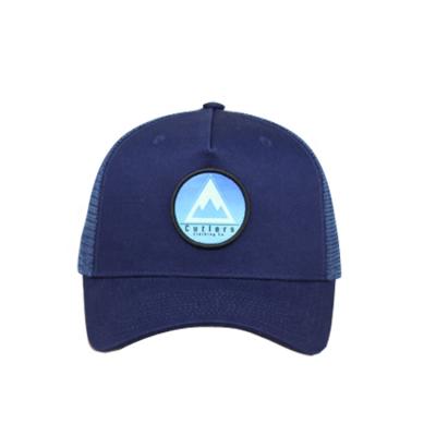 China JOINT Custom Blue Trucket Patch Hats Mesh Subliminal Sunvisors Hat for sale