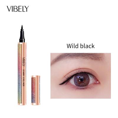 China High Quality Eye Waterproof Starry Quick-Dry Liquid Waterproof Liner OEM Sky Sweatproof Long-lasting Smooth Eyeliner Pencil for sale