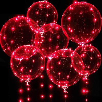 China Red Latex LED Balloons Sets Weddings Party Balloons for Happy Chinese New Year Valentine's Day Party Decorations for sale