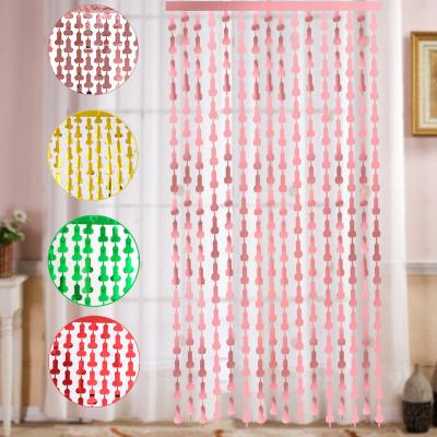 China New Eco-friendly Material Design Photo Booth Backdrop Aluminum Fringe Tinsel Background Curtain For Party Decorations for sale