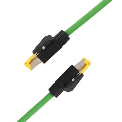 China Straight AND Right Angle Plug RJ45-3\5\10-RJ45/PVC\PN\Ethernet Hot Selling Waterproof Connector CABLE for sale