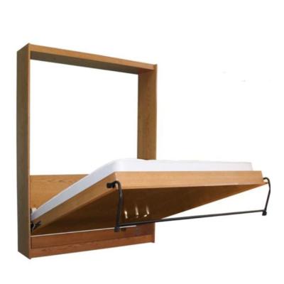 China Safer Cross Bar Murphy Wall Bed Kit Leg Tube Wall Murphy Bed With Desk Top And Bookshelf for sale