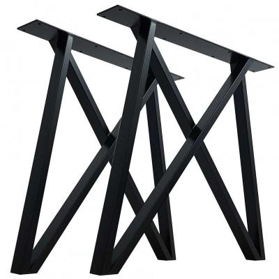 China Steel Metal Kitchen Table Leg Set Coffee Table Bench Legs with Powder Coated for sale