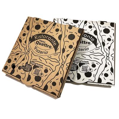 China Recycled Materials Pizza Box Printing Logo Cheap Wholesale Price With Quality Manufacturer for sale