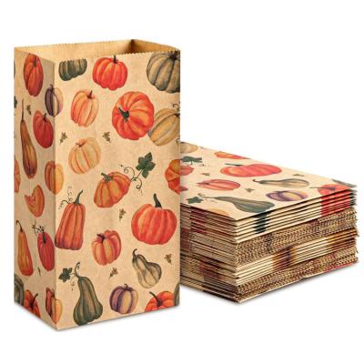 China Sturdy And Durable Food Grade Biodegradable Custom Lunch Bag Paper Packaging Oil Proof Packaging With Your Own Logo for sale