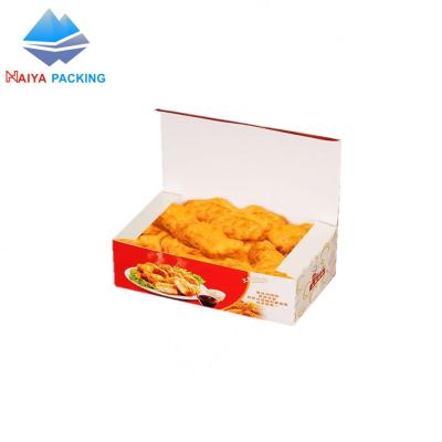 China Aseptic Customized Oil-proof Recycled Box Restaurant Takeout Fast Food Packaging Box Food Tray Wrapping Paper Box for sale