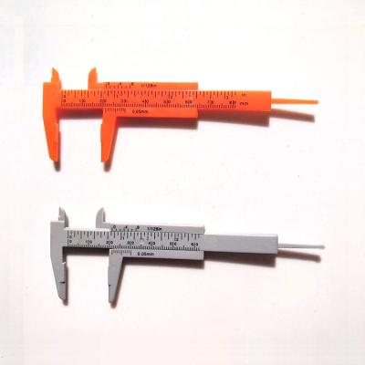 China Promotional Measuring 0-80mm Vernier Calipers For School Student Mini Plastic Hot Selling Precision Top Quality for sale