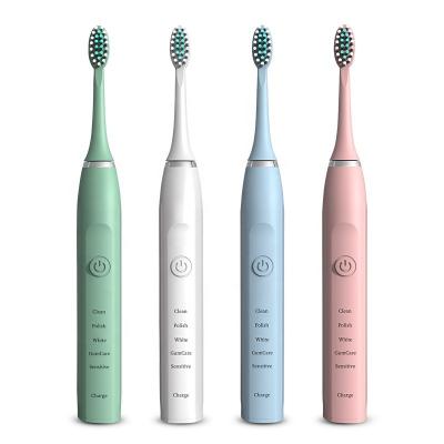 China Whitening Rechargeable Oral Care Vibrate Timer Sonic Electrical Electric Tooth Brush Smart Toothbrush for sale