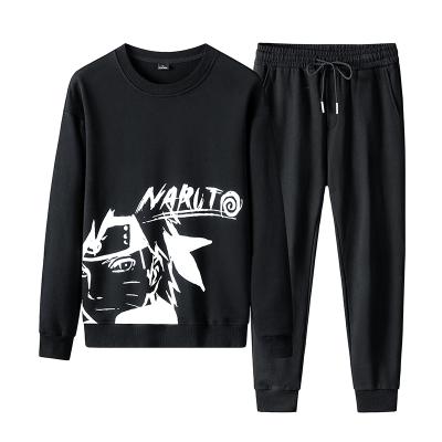 China 2021 New Product Breathable OEM Service Customized Color Sporting Outdoor Wholesale Training Clothes Sweatshirt Sweatpants Two Piece Set for sale