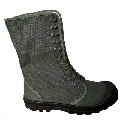 China TST158 Anti-Smell Canvas Boots With PU Injection Custom Made Sole for sale