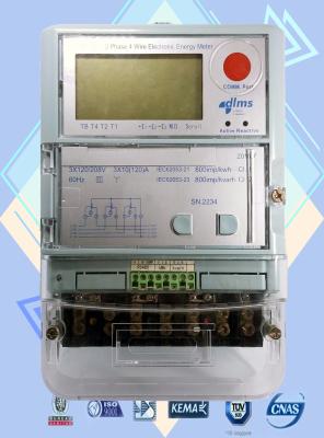 Китай Нагрузка DLMS/COSEM профилируя метр цифров Kwh 2,5 KG предоплатила метры электричества продается