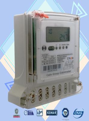 China Iec-Standard 2 Phase Stromzähler, drei verdrahten Vorauszahlungs-Strom-Meter zu verkaufen