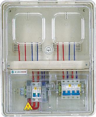 中国 2 つの位置は取付けられた電気メートル箱透明な PC のドアが付いている浮上します 販売のため