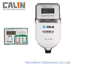 China South Africa STS Split Keypad Prepaid R160 Water Meter Electronic Valve Controlled zu verkaufen