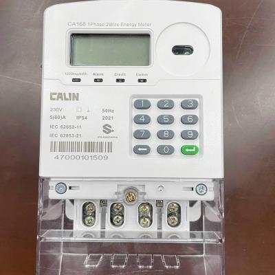 China Class 1.0 LED Electric Token Meter with IP54 Protection for sale