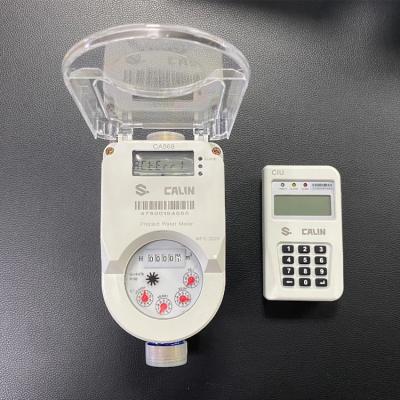 China 15mm-25mm Prepaid Water Meters With Split CIU And Dry / Semi-Dry / Wet Dial zu verkaufen