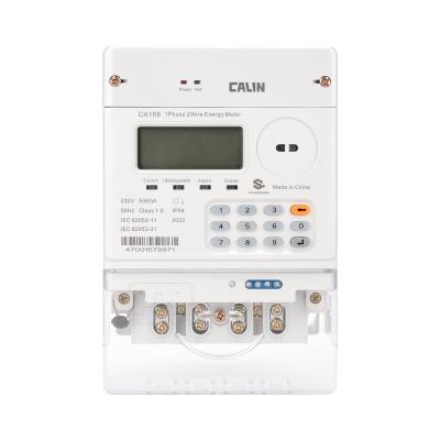 China GPRS-1P Smart Electric Meter IP 54 Rated Wireless Electricity Meter für einfache Bereitstellung und Wartung Der CA168-J STS Prepaid Meter zu verkaufen