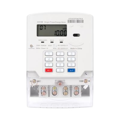 Cina Multi Tariff STS Smart Prepaid Electricity Meter, Smart Energy Meter, Sts Prepaid Meter, Simple meter con tastiera, comunicazione RF, comunicazione LORA in vendita