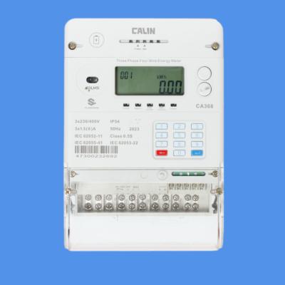 China CALIN CA368 Prepaid Electricity Meter Smart And Secure STS Compliant Meter Manage Your Energy Expenses for sale