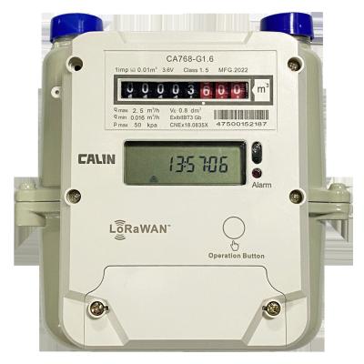 China LoraWAN Smart Prepaid Gas Meter with Integrated Valve for Energy Management and Smart City Solutions for sale