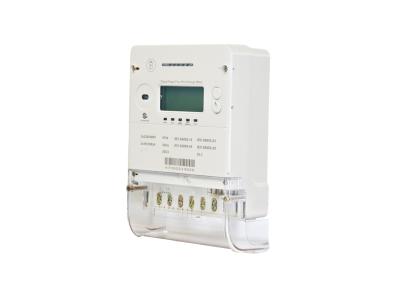 China 4G GPRS three phase prepayment energy meter with split keypad, DLMS certificated for sale