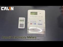 Smart Prepaid Electricity Meters Dual Tariff 3 Phase IP54 IEC62056 - 21