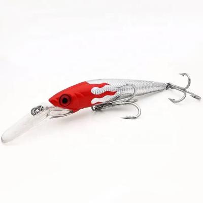 China LANQUAN Deep-Diving Hard Plastic Lip Fishing Lure Minnow Deep Lure LQ1218 for sale