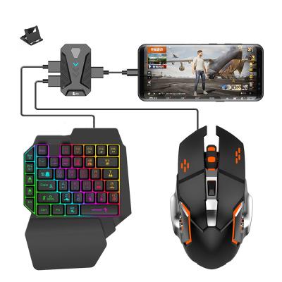 China For Game Gamer Set Controller Custom Wired Mini Keyboards Mouse Combo For Mobile for sale