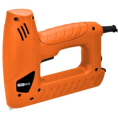 China Electric Brad Nailer, First Rate Staple Gun FR6013 with Safety and Power Touch Adjustable Button 100 PCS for sale