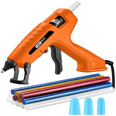 China 2021 Premium Quality 60W Natural Hot Glue Gun Heat Resistant Nylon Kit With 12pcs Glue Sticks for sale