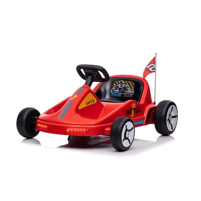 China Ride On Toy Hot Selling Unisex Four-Wheel Electric Kart for Children Battery-Powered Ride-on Toy for Babies to Drive for sale