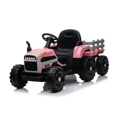 China Ride On Toy Hot Sale Unisex Kids Electric Car Tractor Toys Battery Powered Ride for Children Electric Plastic Tractor Toy for Kids for sale