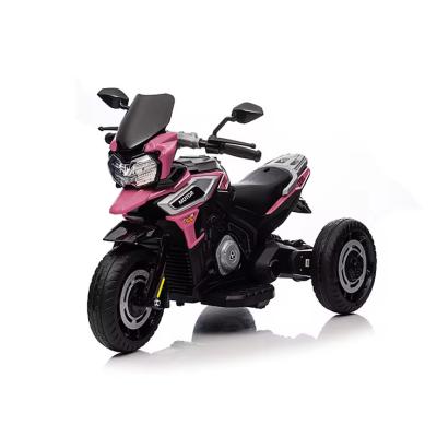 China Ride On Toy Unisex LED Headlight MP3 Music Three-Wheeled Motorcycle One-Button Start Power Display Plastic Ride-on Toy Car Battery Operated for sale