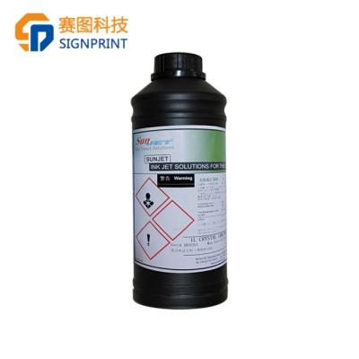 China UV ink from FLORA/HANDTOP/DOCAN/HUMAN etc. Sunjet for digital inkjet printer for sale