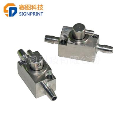 China Printing Shops Metal Valve 2 Way For Ink Subtank 2 Way Switch for sale