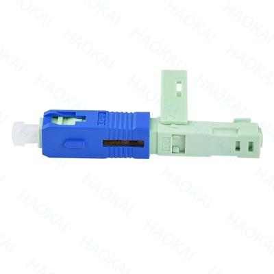 China FTTH FTTB FTTX Low Return Loss FTTH Network Single Mode Multimode Fiber Conector de campo Fibra Optical Fast Connector SC for sale