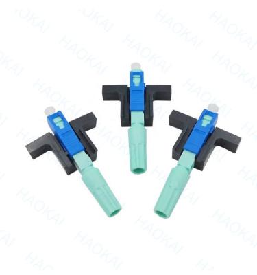 China FTTH FTTB FTTX FTTH HAOKAI Network HAOKAI FTTX Field Set HAOKAI FTTH Network HAOKAI FTTH Field Set Connector SC APC Connector Fibra Optica Conector Rapido Rapido Fiber Optic Equipment for sale