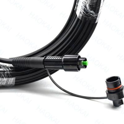 China FTTH FTTB FTTX 1 Network Drop Cable Set FTTA Outdoor Fiber Optic IP68 Waterproof IP68 MPO MPO 2 Core To SC Fanout Cable for sale