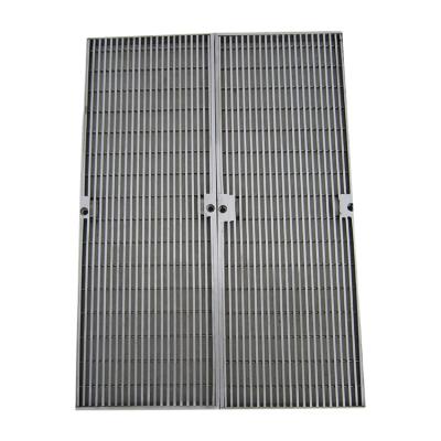 China Wedge Wire Welding Industrial 304 316 Stainless Steel Drain Grating Trench Drain Cover for sale