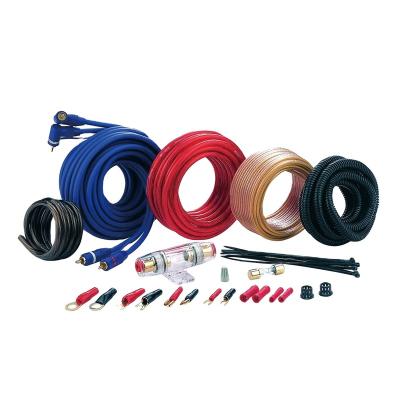 China Professional Car 8Ga Car Audio Amplifier Wiring Harness Copper Kit for sale