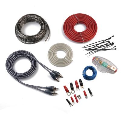 China PS-K1 Car Installation Kit RCA Power 8 Metering Amplifier Wiring Kit For Car Audio Cable Amp Kits for sale