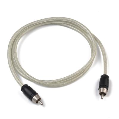 China Multimedia PS-R4 , 2R-2R Car RCA Cable High Quality Braiding Shielded Audio Audio / Video Cable for sale