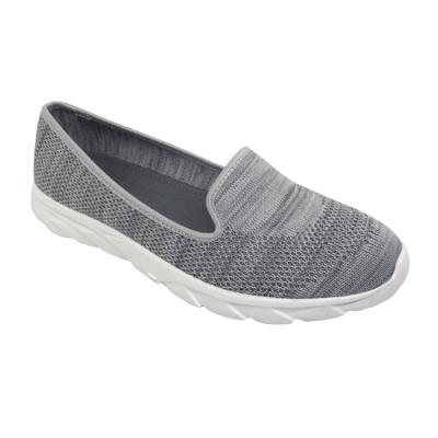 China Factory Direct Comfortable Casual Women Anti-Slippery Sport Flyknit Flat Shoes for sale